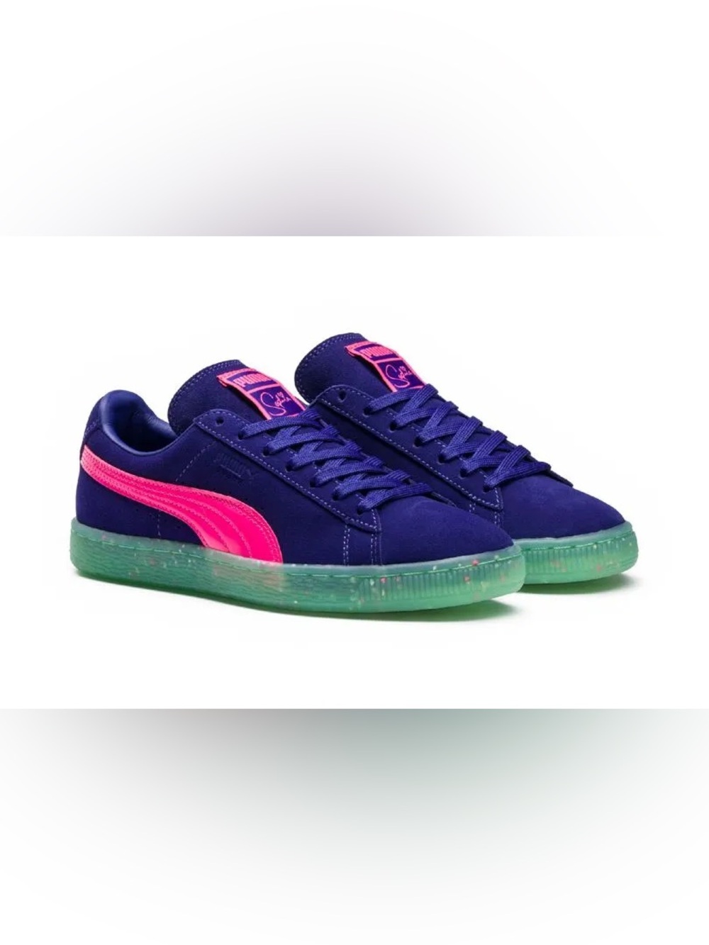 Puma x Sophia Webster Collab Purple Suede Like New 7.5
